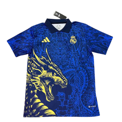 REAL MADRID MAILLOT ÉDITION SPÉCIALE DRAGON BLEU 2023/2024